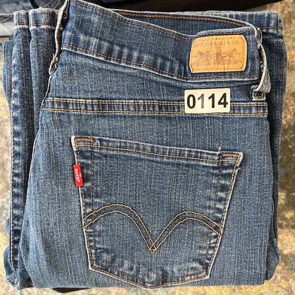 Levis 512 Jeans‎ Women 10 S short petite Blue Perfectly Slimming Bootcut - Picture 11 of 11
